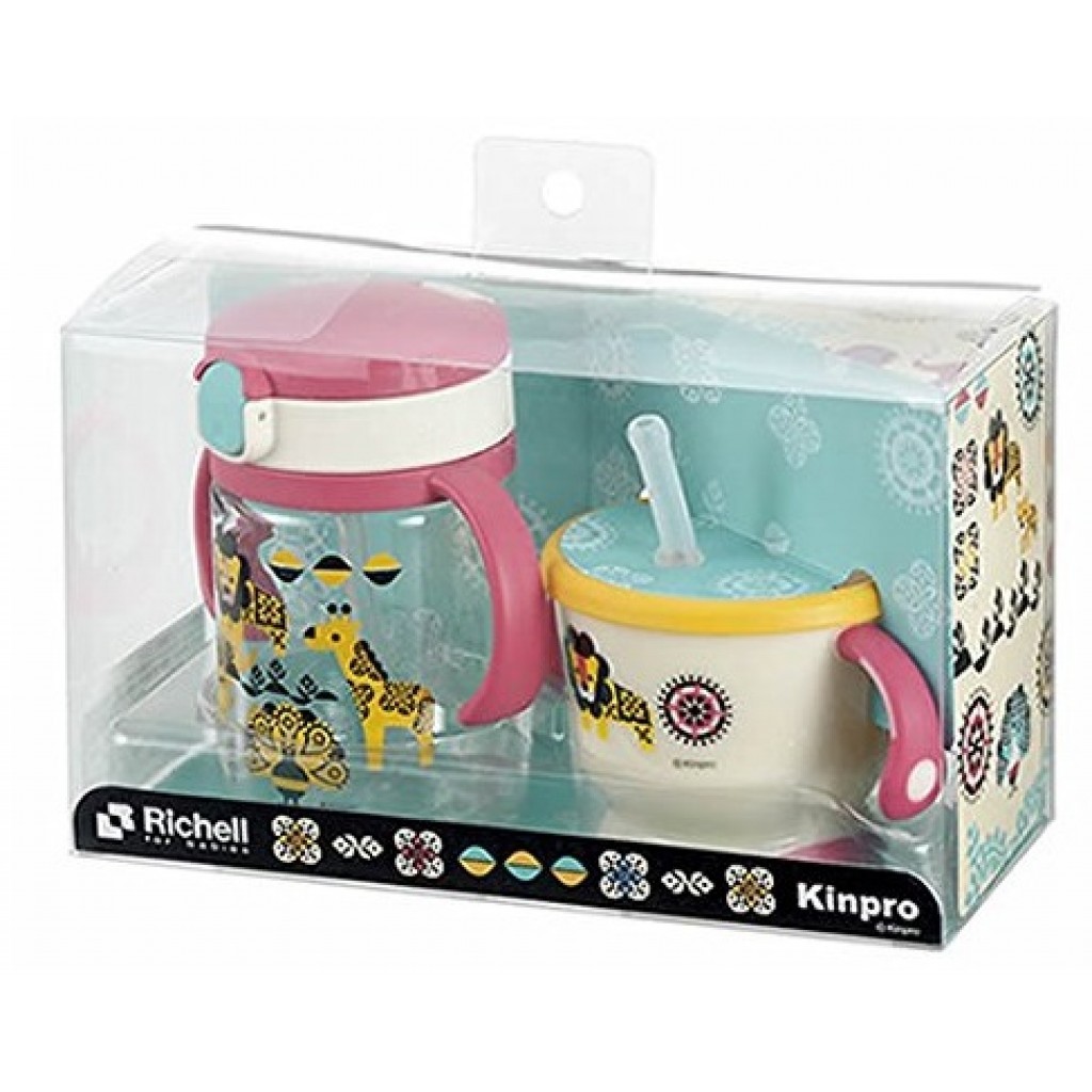 Richell Kinpro Straw Mug Set Price From Shopee Malaysia