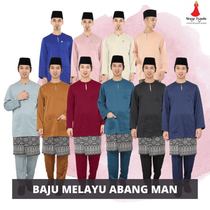 BAJU MELAYU TELUK BELANGA JOHOR CUTTING MODEN LONGGAR REGULAR FIT