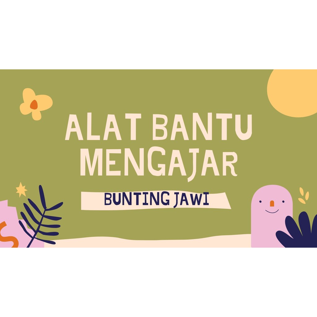 ALAT BANTU MENGAJAR (BUNTING JAWI) | Shopee Malaysia