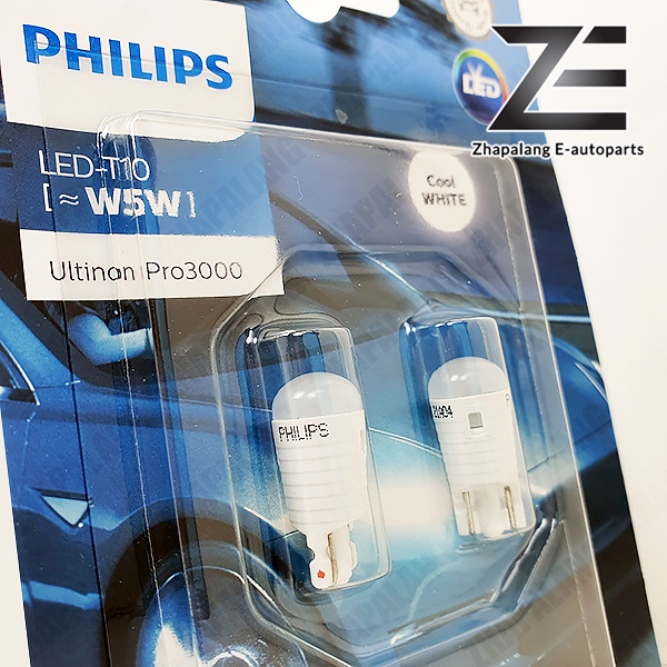 Philips Ultinon Pro3000 LED T10 W5W 12V 6000K Cool White 11961U30CWB2 ...