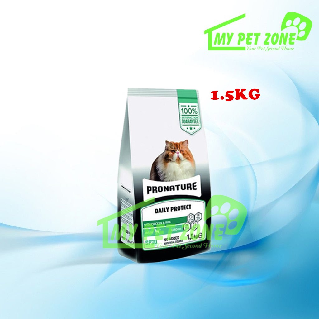 Pronature Daily Protect Adult Chicken Rice Cat Food 1 5kg Shopee Malaysia