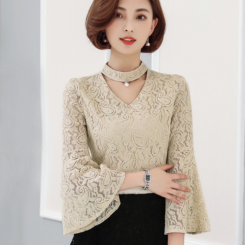 korean lace tops design