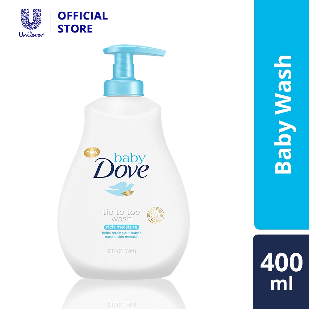 baby dove rich moisture head to toe wash