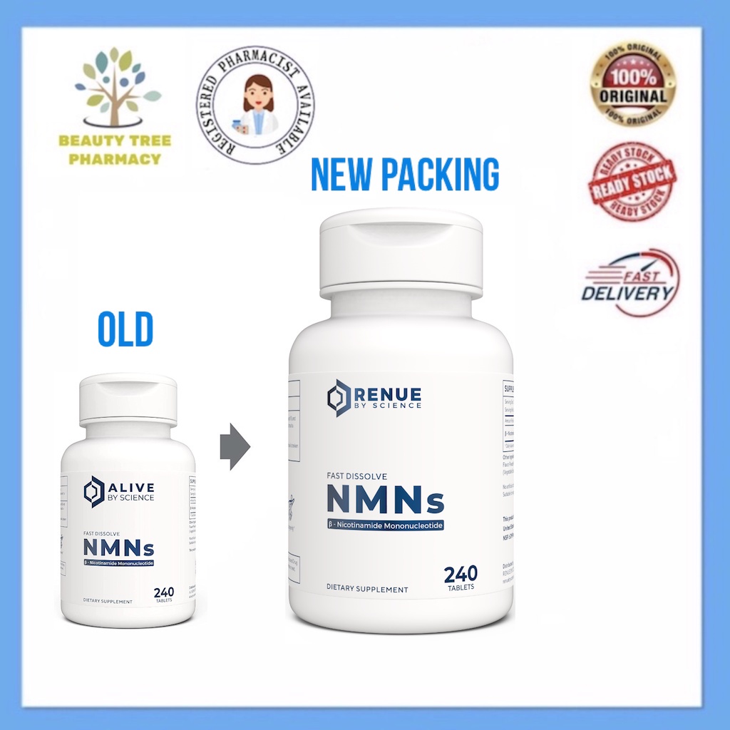 Renue By Science Alive By Science Fast Dissolve NMN 240 Tablets 