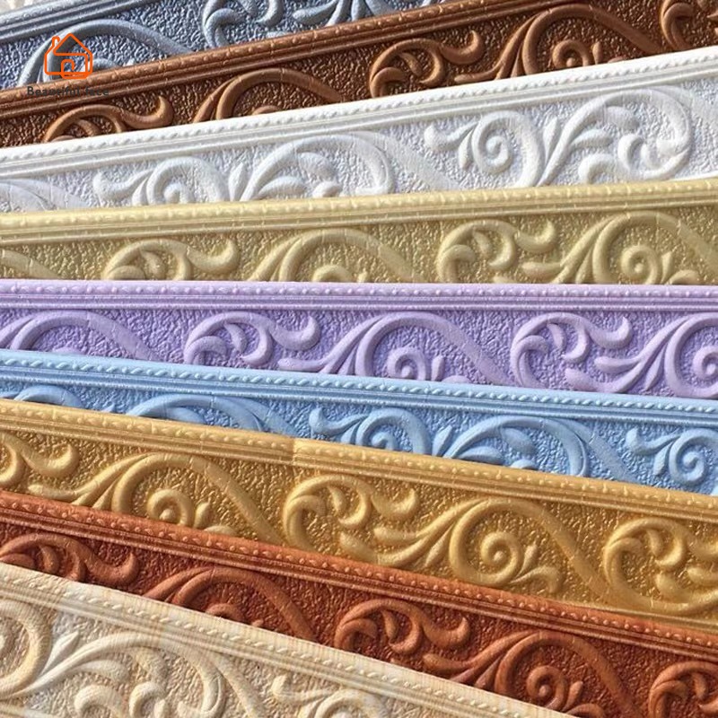 2.3m 3D Wall Skirting Wallpaper Border SelfAdhesive Wall Stickers Wall