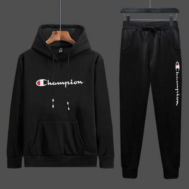 champion hoodie and pants set