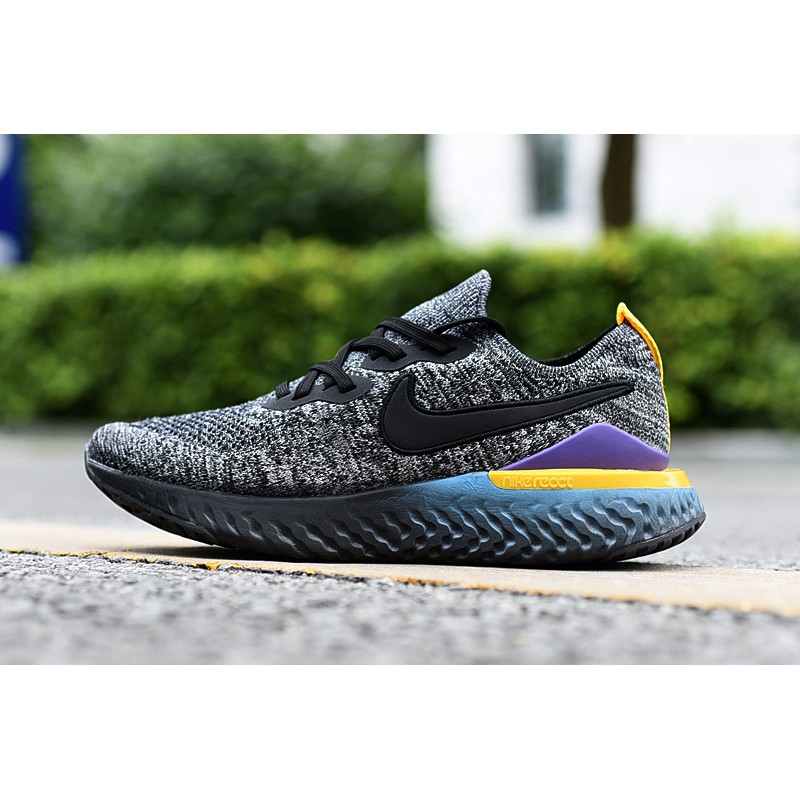 nike epic react flyknit women's grey