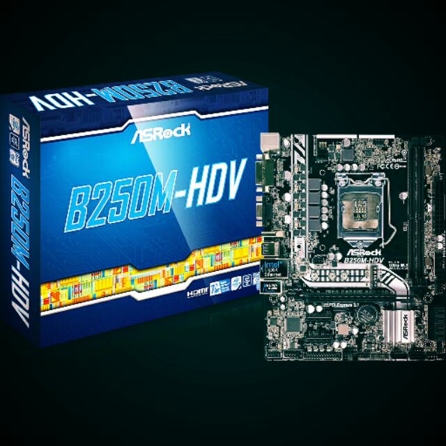 Asrock B250m Hdv Shopee Malaysia