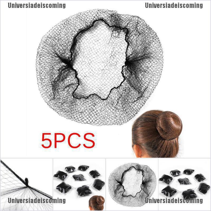 Universiadeis 5pcs Women Ballet Dance Skating Snoods Hair Net