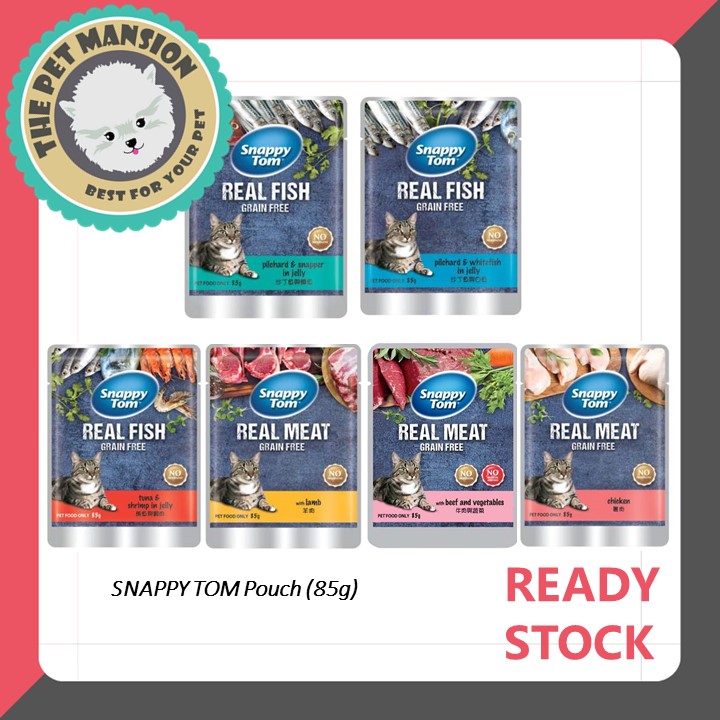 Snappy Tom Pouch (Cat) 85g | Shopee Malaysia