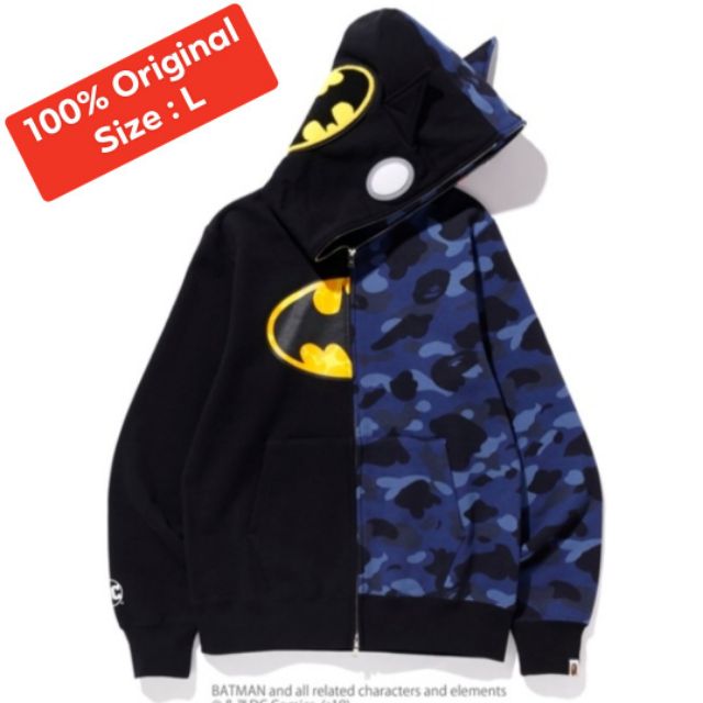 bape color camo full zip hoodie