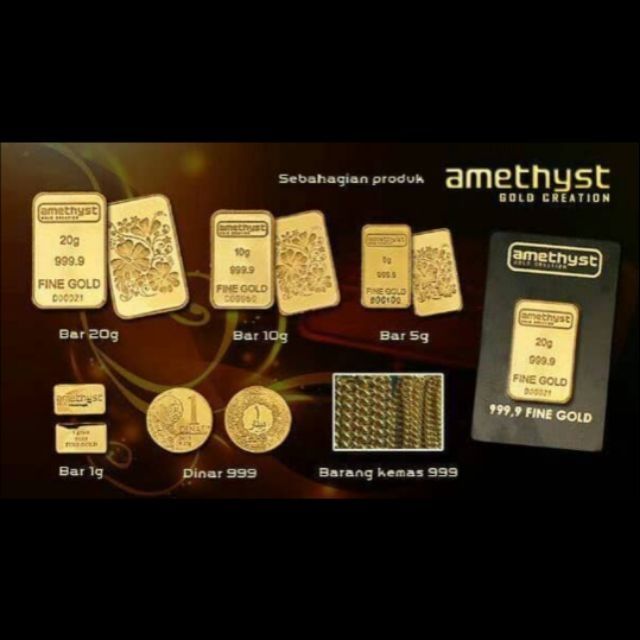 Gold Bar 999 1 Gram Dengan Harga Kilang Shopee Malaysia