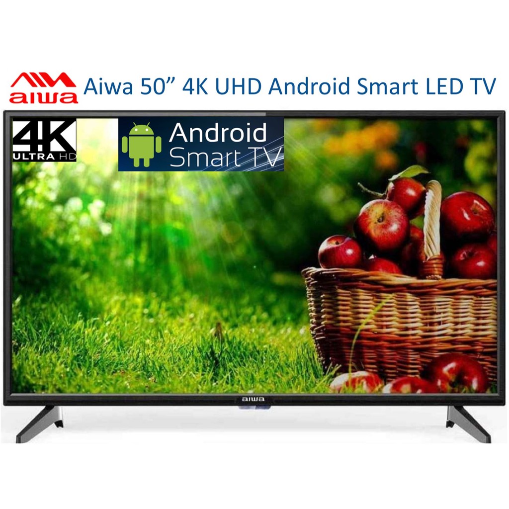 Aiwa 50 Inch 4k Smart Tv Android Ju50ds300s Shopee Malaysia