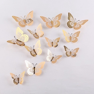 Sticker - 3D Hollow Butterfly Decoration Sticker