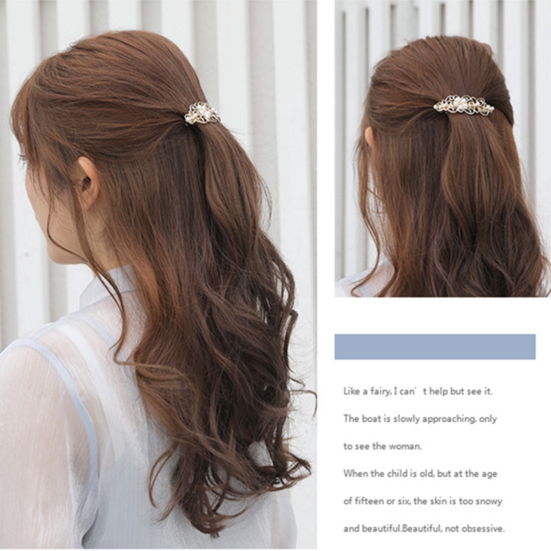 Korean Pearl Hairpin Fashion Flower Accessories Hair Clips