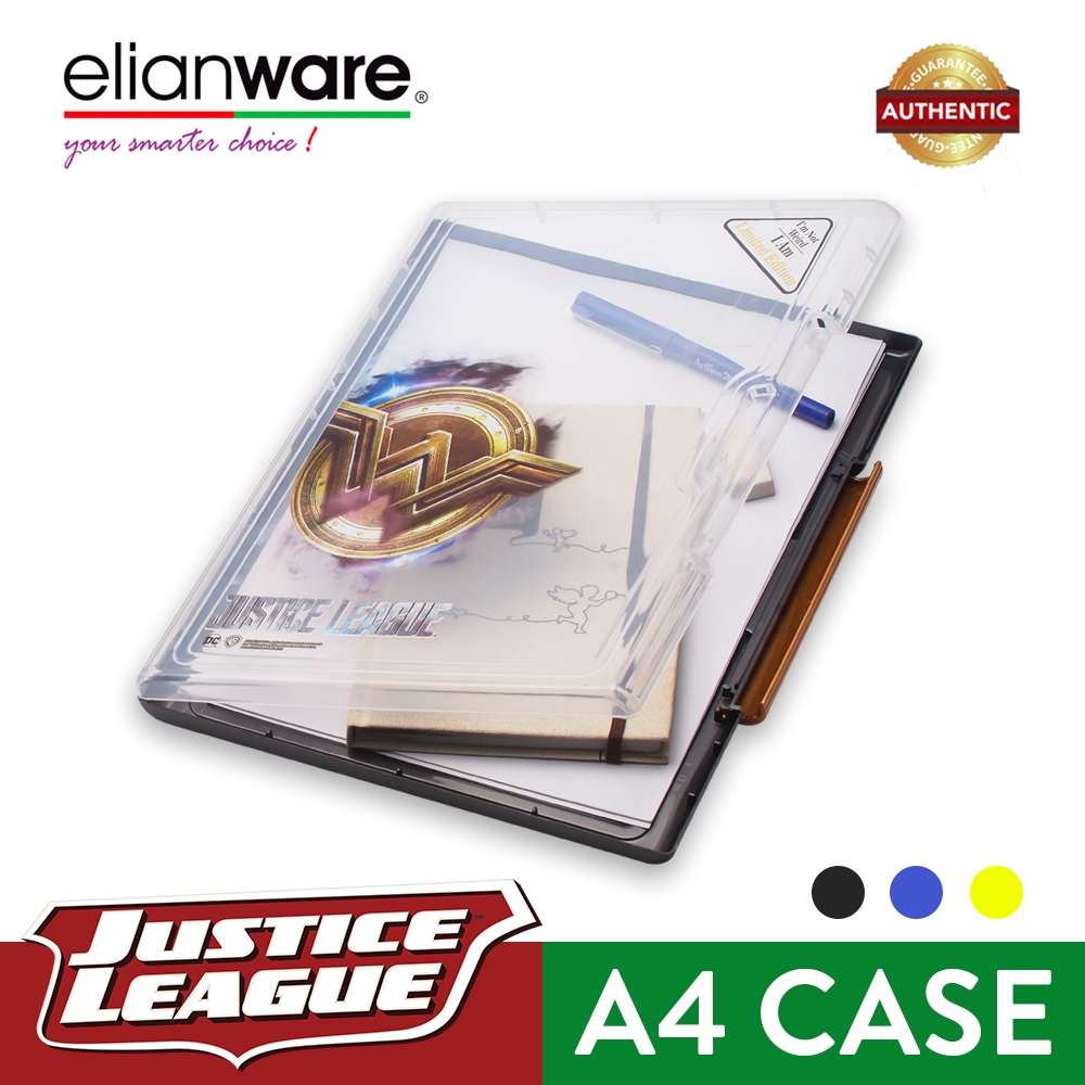 Elianware DC Justice League (300 Pcs A4 Paper) A4 File Folder Case