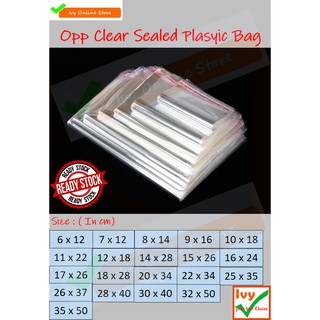 OPP Clear Plastic Bag 100 pcs/set Transparent Plastic Self Adhesive Packing Bag/Opp plastic