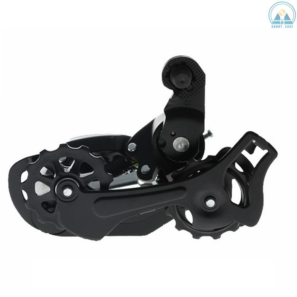 Shimano Tourney TX800 7//8-Speed Long Cage Rear Bicycle Derailleur Black