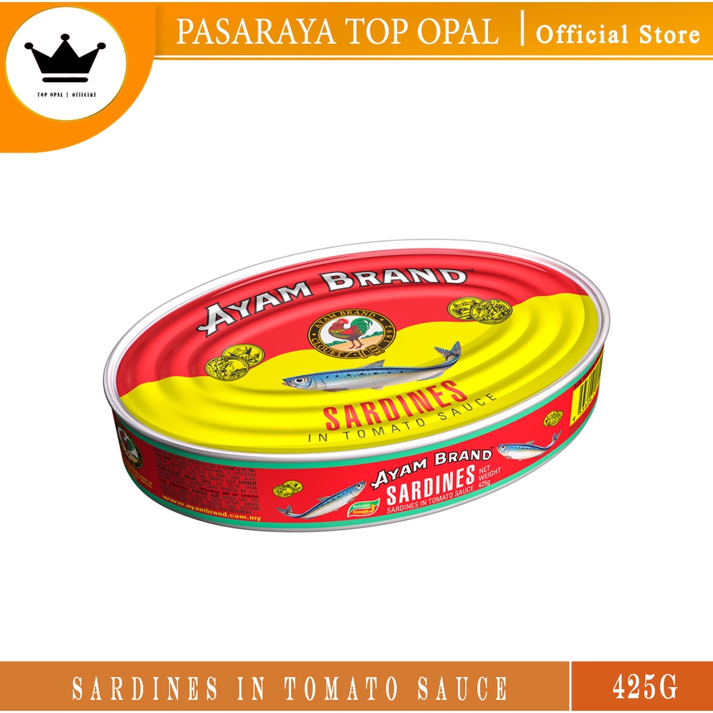 Sardines In Tomato Sauce 425g (Oval) Shopee Malaysia