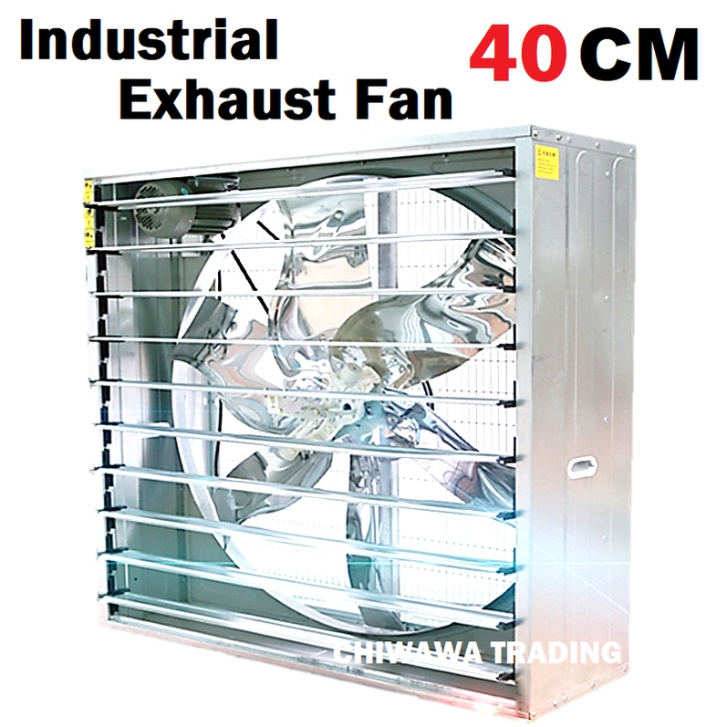 SINGLE or THREE Phase 40CM Exhaust Fan 16 Inch Wall Mount Industrial Heavy Duty Ventilator Ventilation Air Extractor