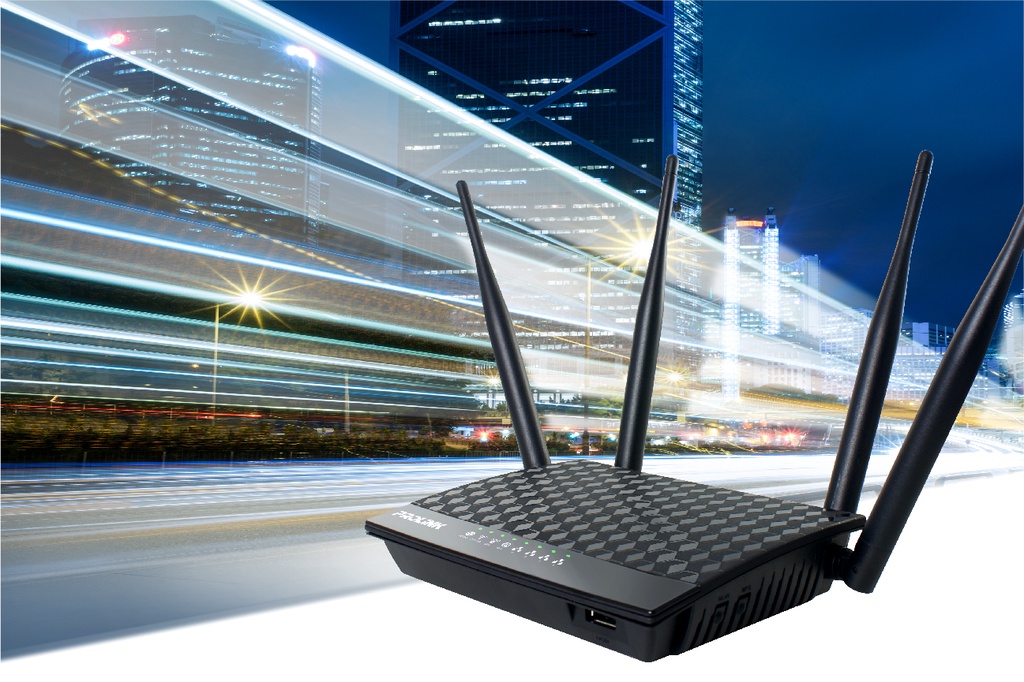 Prolink Wireless AC1200 Gigabit Router/Extended WiFi Coverage Fiber
