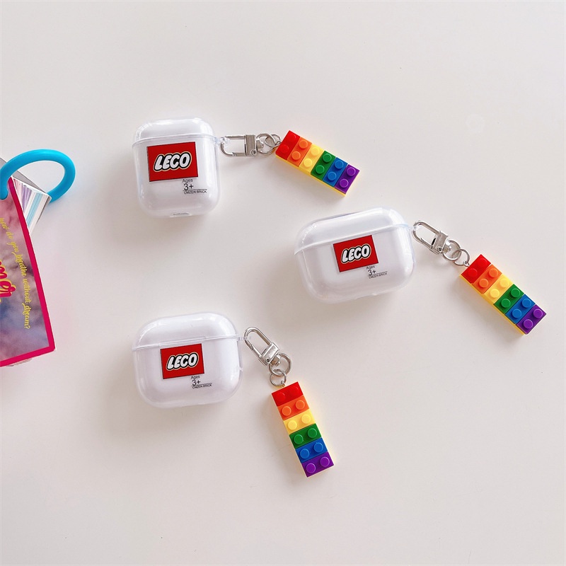 Fashion Lego Brick Pendant 2021 AirPods 3 Case Apple AirPods 2 Case Cover AirPods Pro Case IPhone TWS Bluetooth Earbuds Accessories AirPods Case Air Pod Case Air Pods Case Air Pod Pro Case Air Pods Pro Case