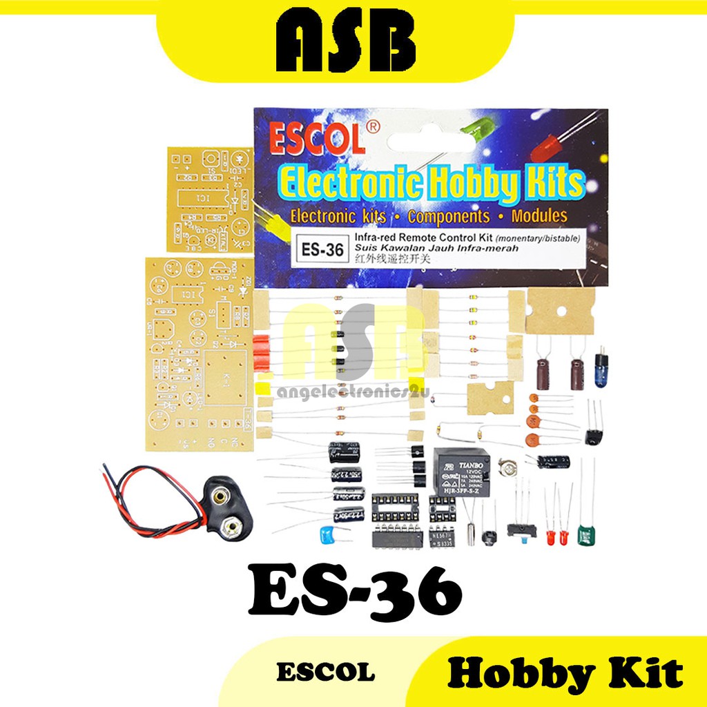 (1pc) ESCOL ES36 Infra Red Remote Control ( Momentary / Disable