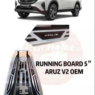 PERODUA ARUZ V2 OEM RUNNING BOARD 5"SIDE STEP  Shopee 