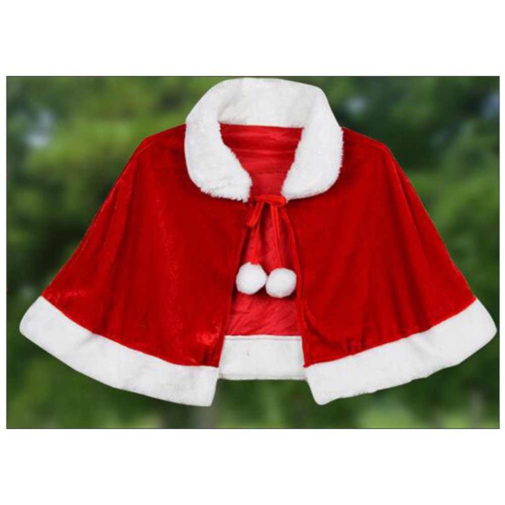 [ CPS ] Christmas Santarina Cape For Adult (1 Size Fit All) Shopee