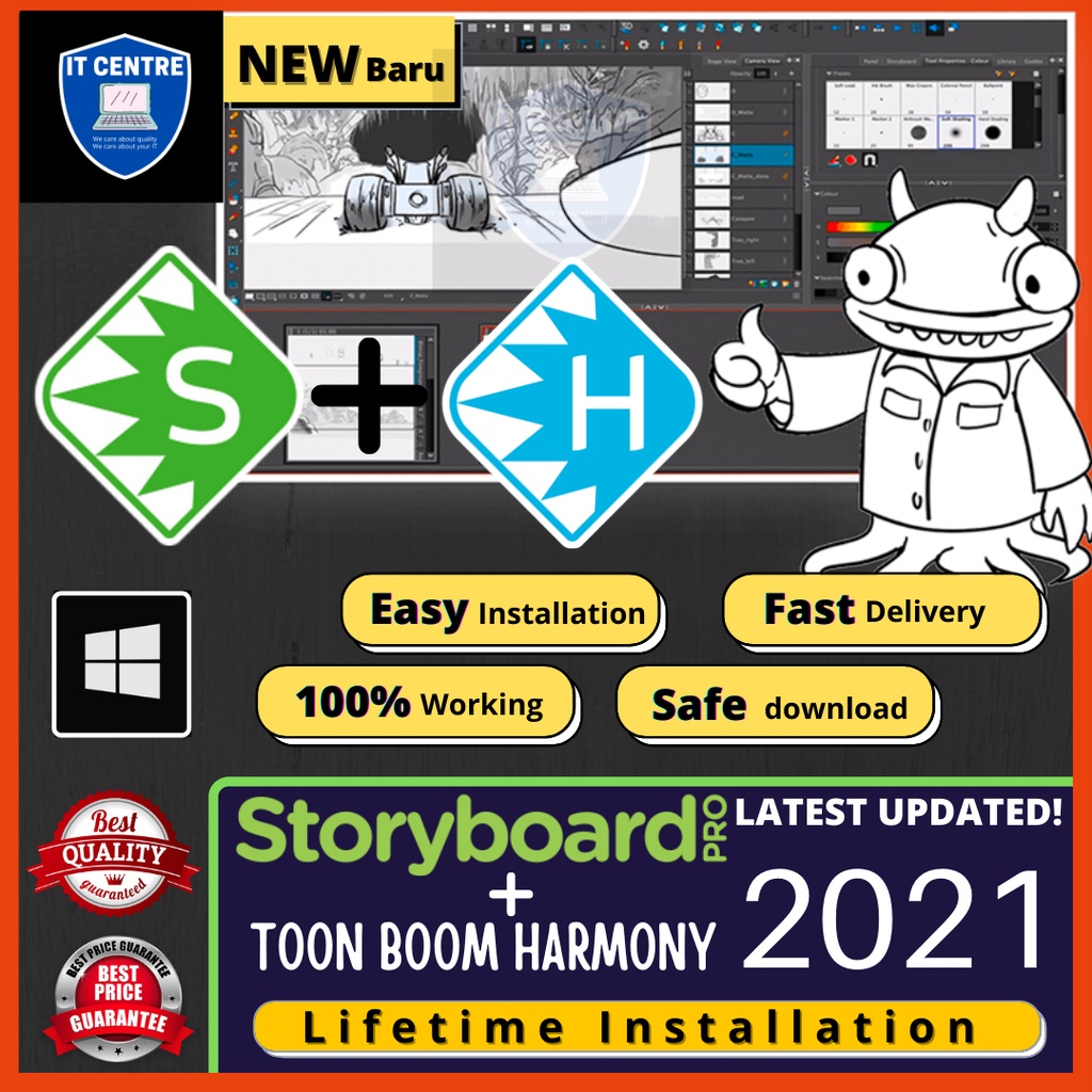 🔥COMBO DEAL!🔥Toon Boom Harmony + Storyboard Pro 2022 Version Pc Digital  Software Digital + Installation Guide Provided. | Shopee Malaysia