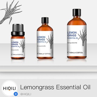 HiQiLi Lemongrass Essential Oil 100% Natural Plant perfume Treatment level Aromatherapy Diffuser Mosquito repellent