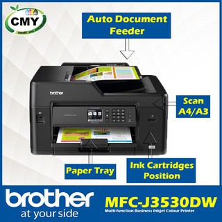 Brother MFC-J3540DW All-In-One with A3 Print Duplex A3 Scan Wifi ...