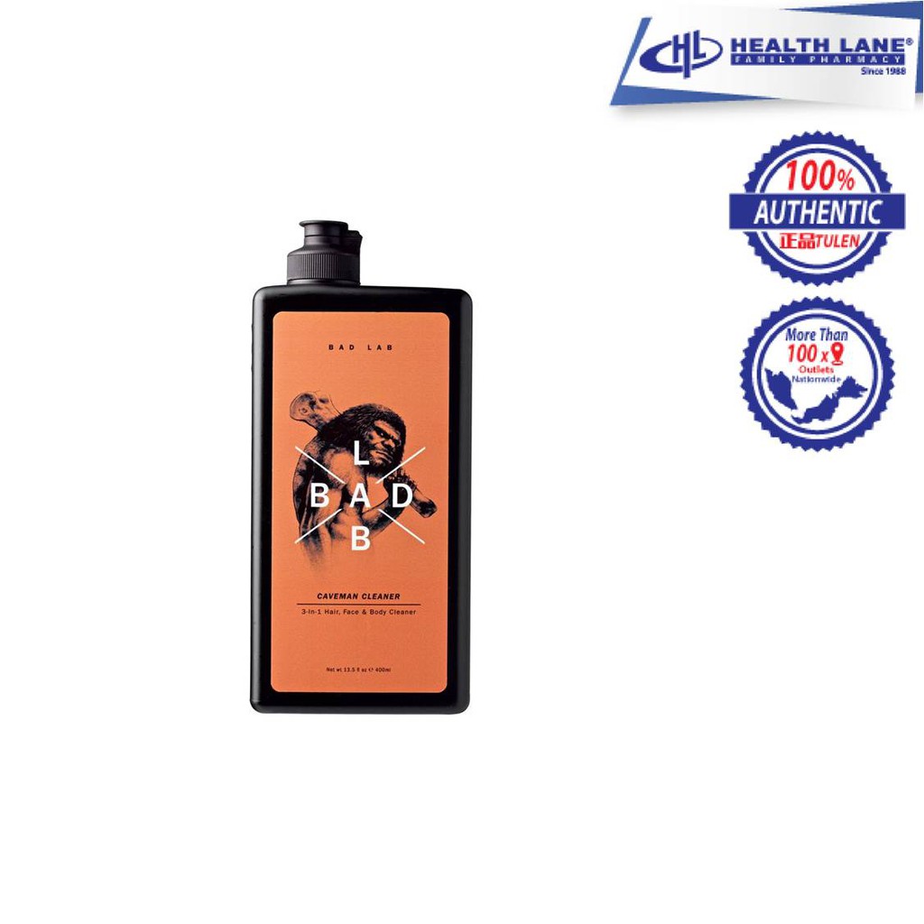 Bad Lab Caveman Cleanser 3 in 1 (400ml) Shopee Malaysia