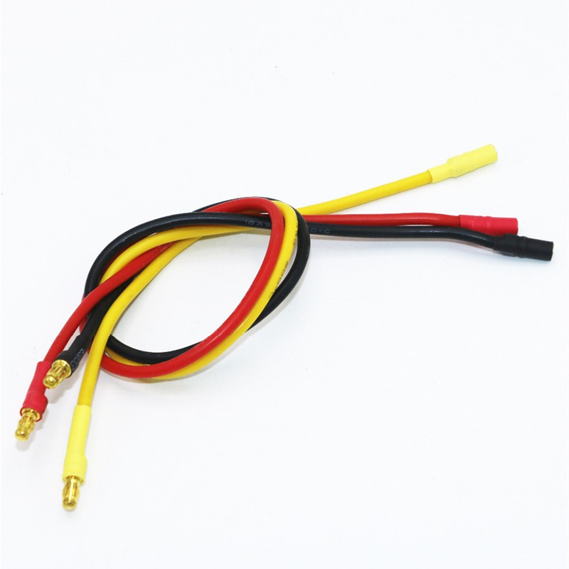 3.5mm Male Gold Connector to 4.0 Female Motor ESC Extension Cable 200MM 