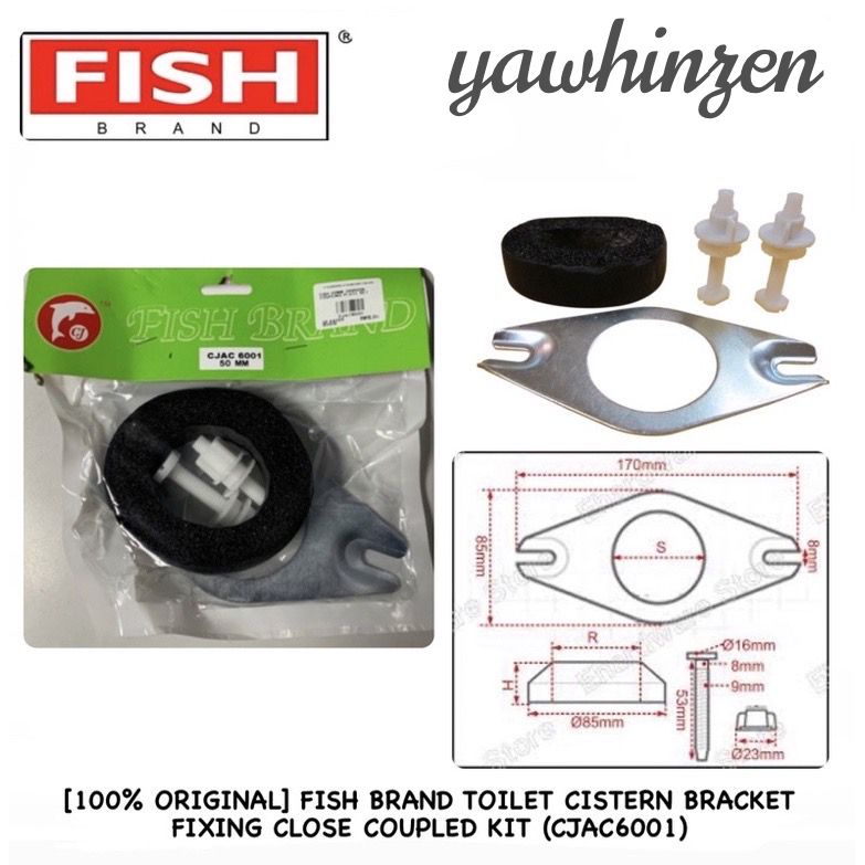 CJAC6001 Toilet Cistern Bracket Fixing Close Coupled Kit 100 ORIGINAL