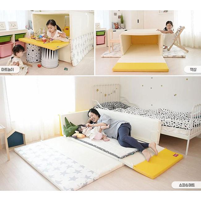 Ggumbi Dreamb Korean Multifunctional Fence Mat Baby Bed Love Powder嬰兒床