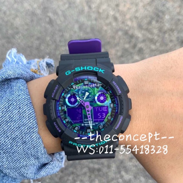 g shock ga 100bl