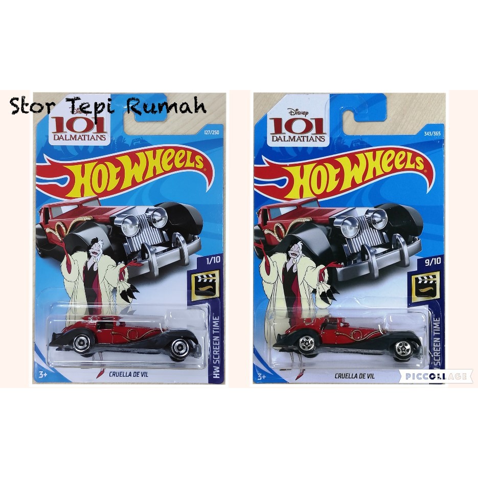 cruella de vil hot wheels