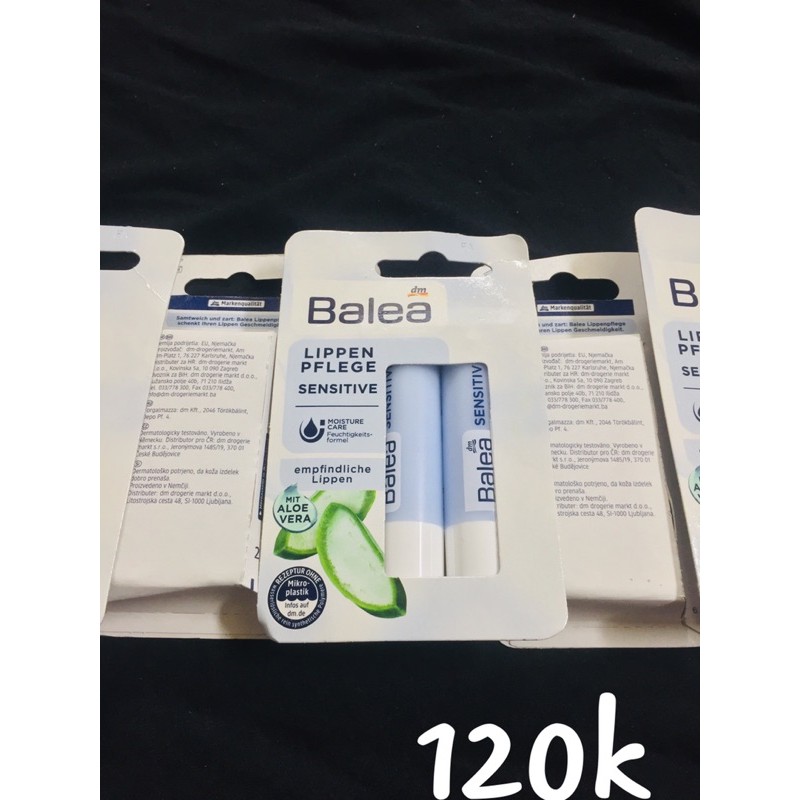 [German Product] Balea aloe vera lip balm blister of 2 bars Shopee