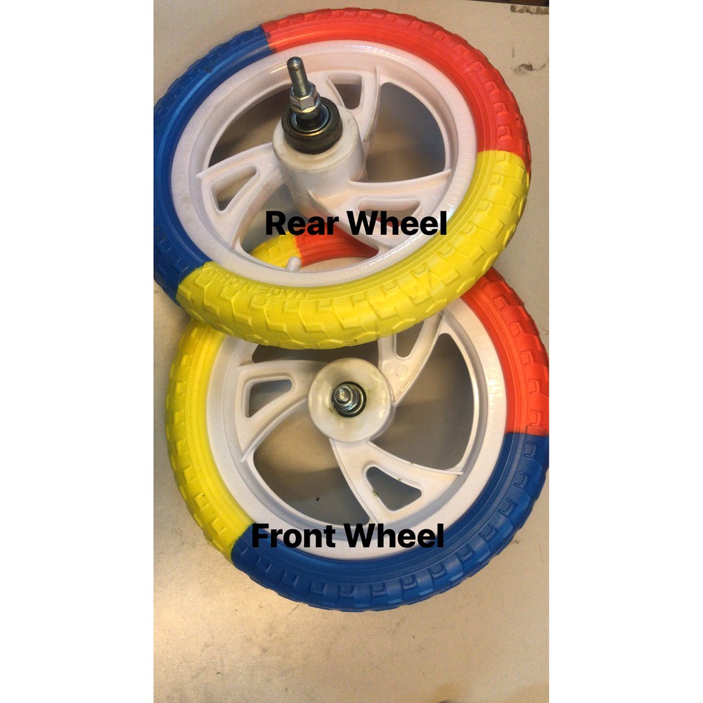 Bicycle 12" Inch Wheel Set (Plastic) Shopee Malaysia