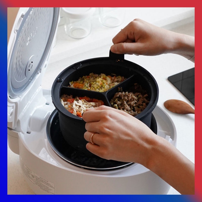 [JAMMUK] Divider rice cooker / Kitchen cook baby food eco friendly