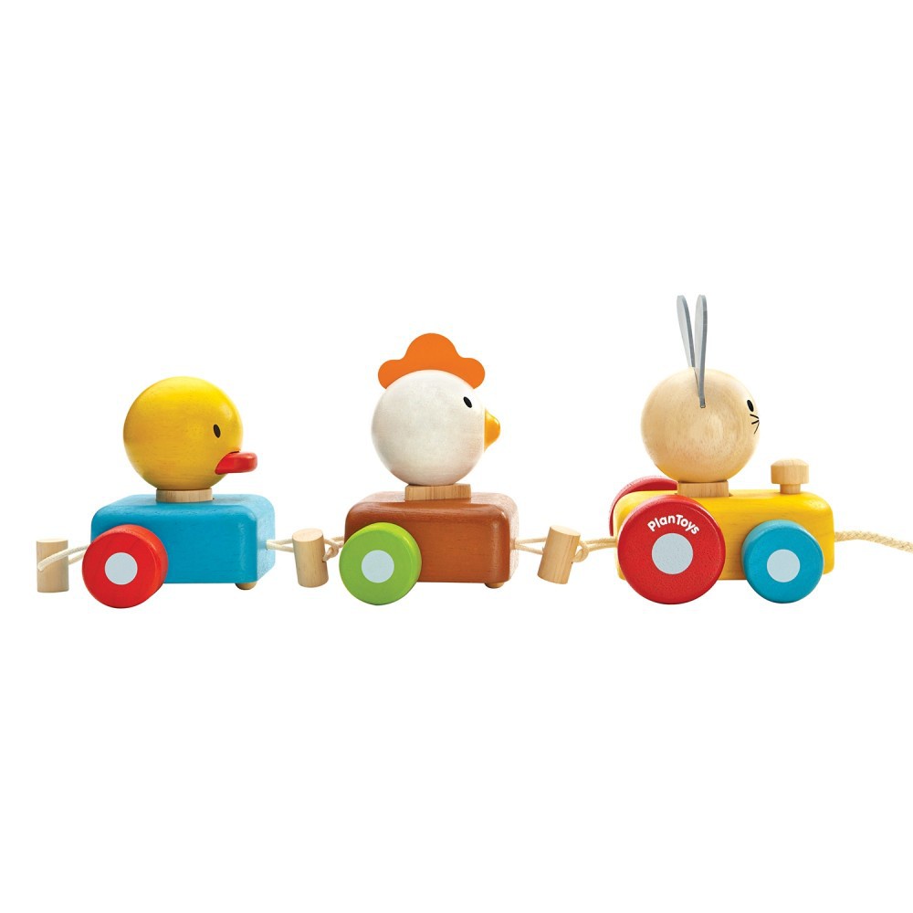PlanToys Wooden Toys 5434 Animal Train Sorter Shape Separation Training Developmental Support For Children Aged 12 And Up