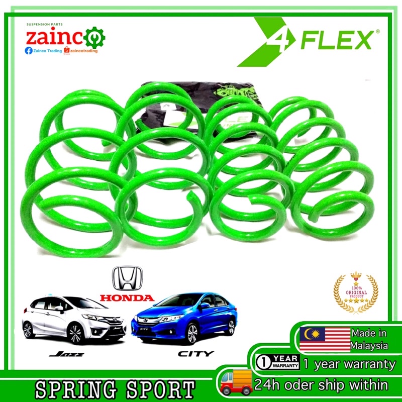 4fflex Sport Spring Honda City 08 Jazz Ge 08 14 Ready Stok Original Shopee Malaysia