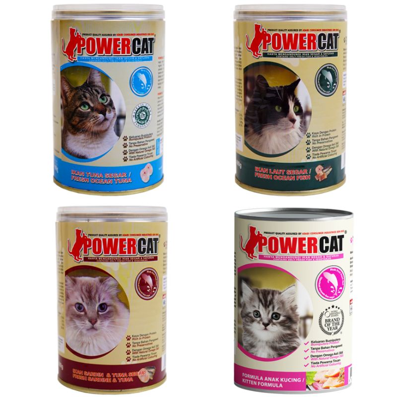 Powercat Cat Canned Makanan Tin Kucing 400gm Shopee Malaysia