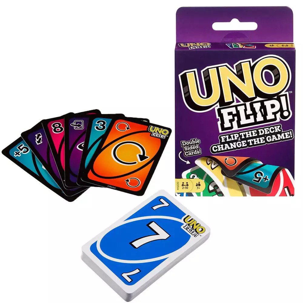 Uno Flip Card Game Mattel Shopee Malaysia