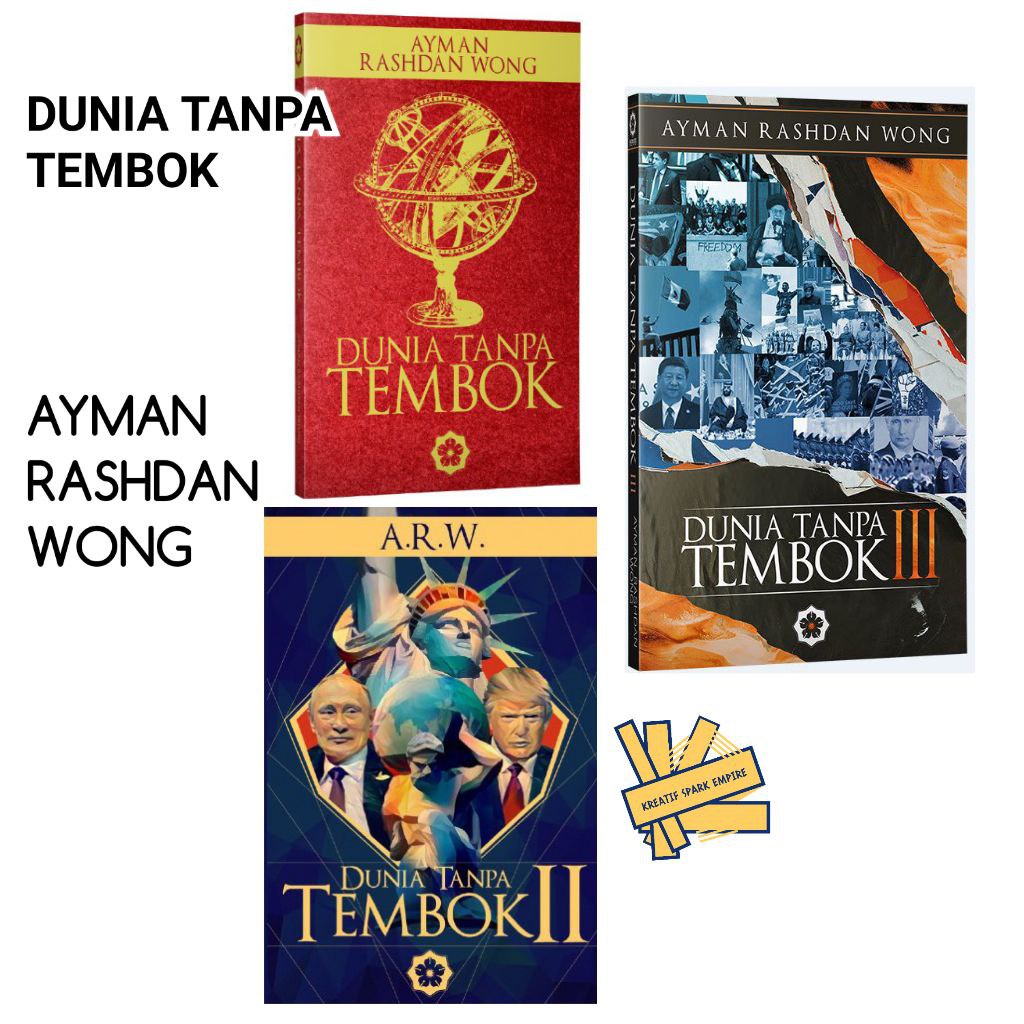 Buku Dunia Tanpa Tembok 1 2 3 Ayman Rashdan Wong Shopee Malaysia