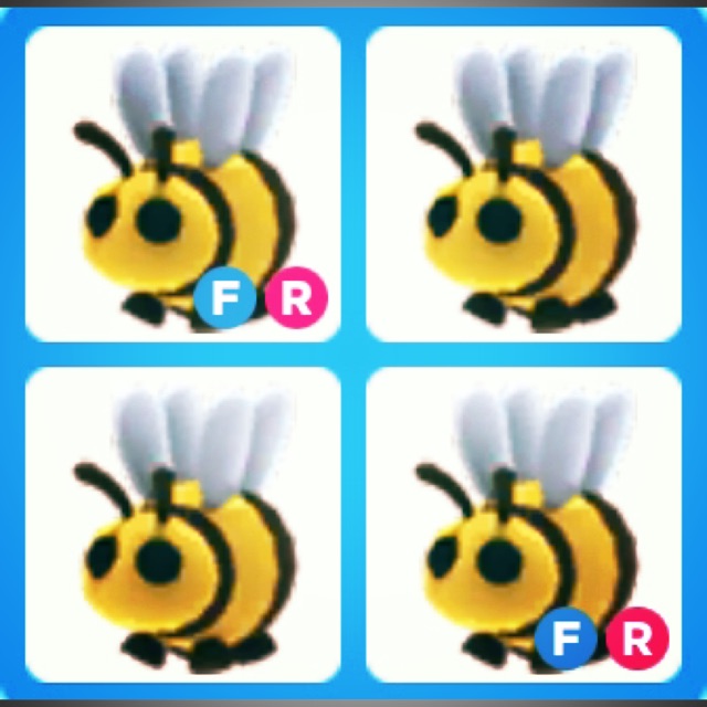 Adopt Me X4 Bee Includes Fly Ride Read Description Shopee Malaysia - bees adopt me roblox