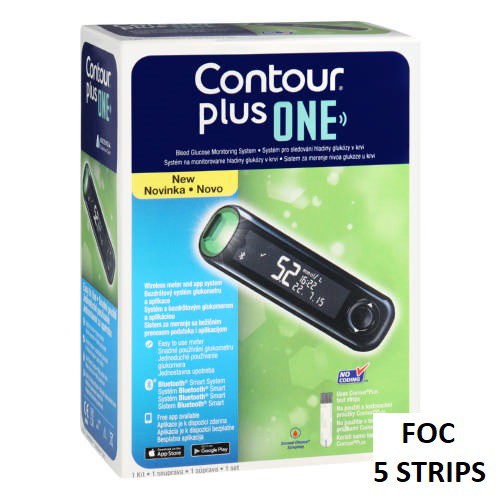 Contour Plus ONE Promo Set + 5 TEST STRIPS Shopee Malaysia