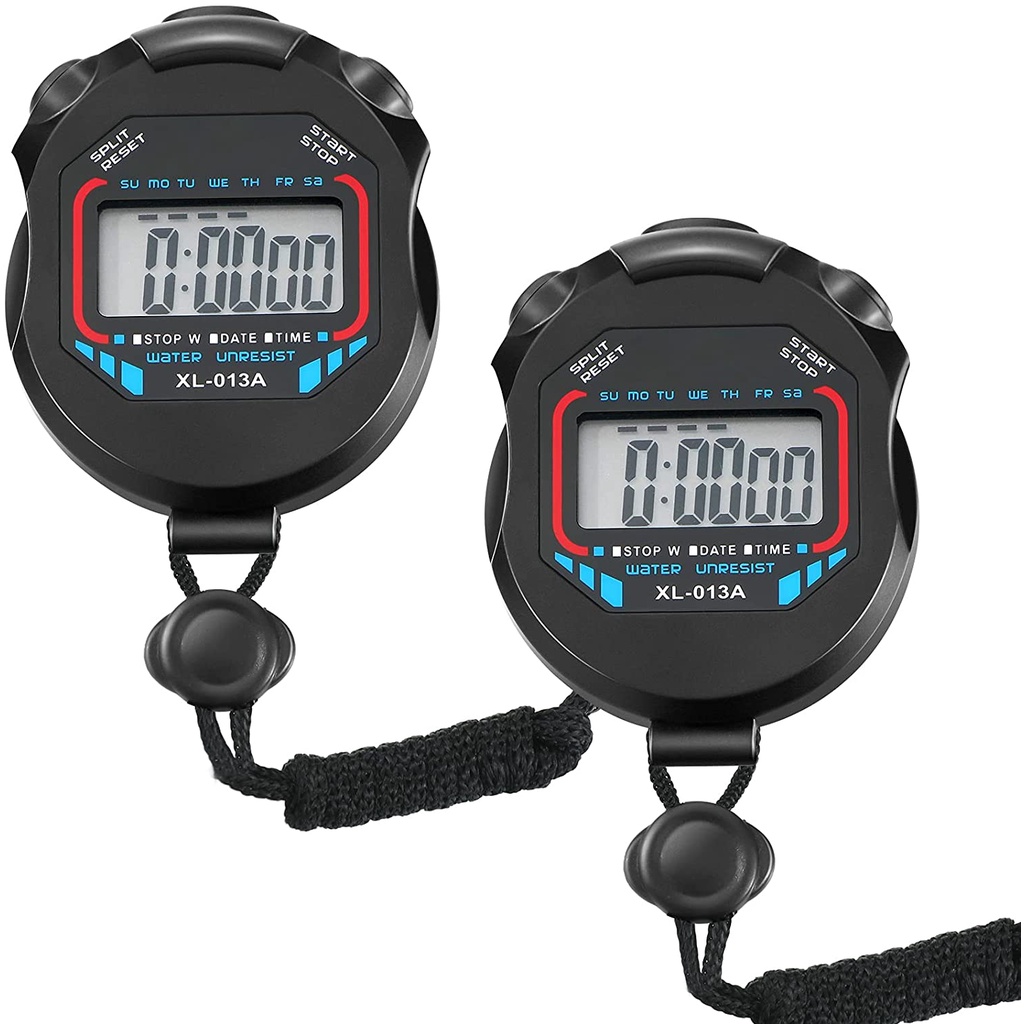 Digital Stopwatch Timers Sports Stopwatch Water Resistant Stopwatch