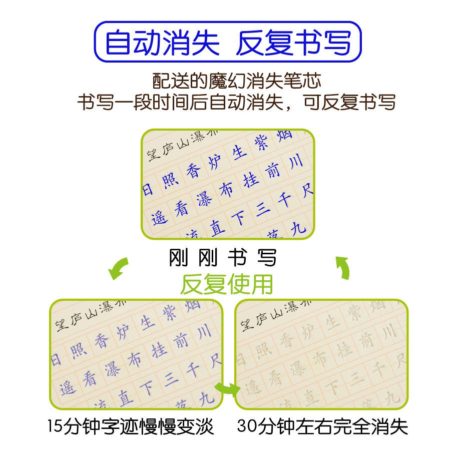 文具用品 练字帖 幼儿童园练字贴小学生习用品描红数写字帖绘图画拼音涂色本12 12 Shopee Malaysia